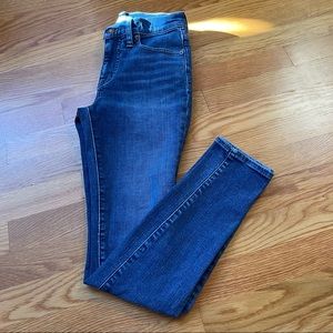Madewell Medium Wash 9” Mid-Rise Skinny Jeans